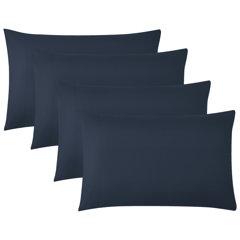 Navy blue king size pillowcases sale